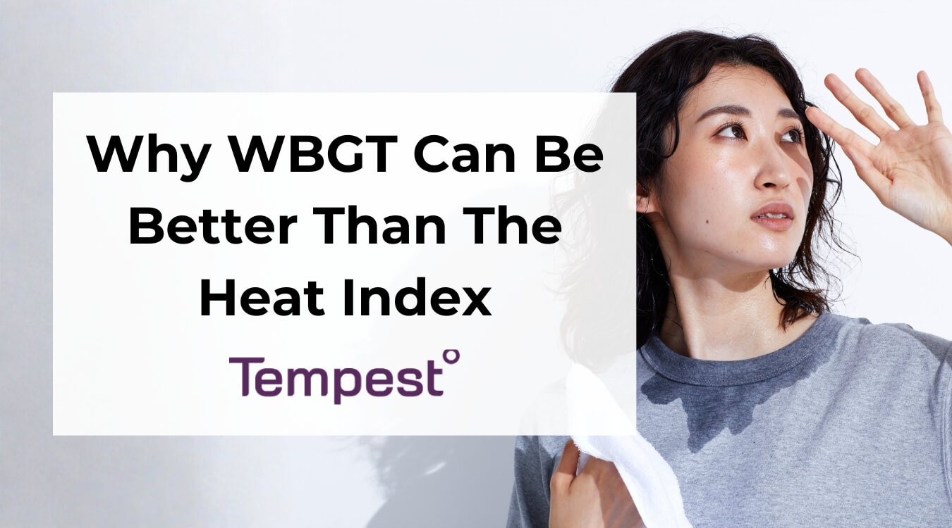 a person sweating in a high wet bulb blog temperature