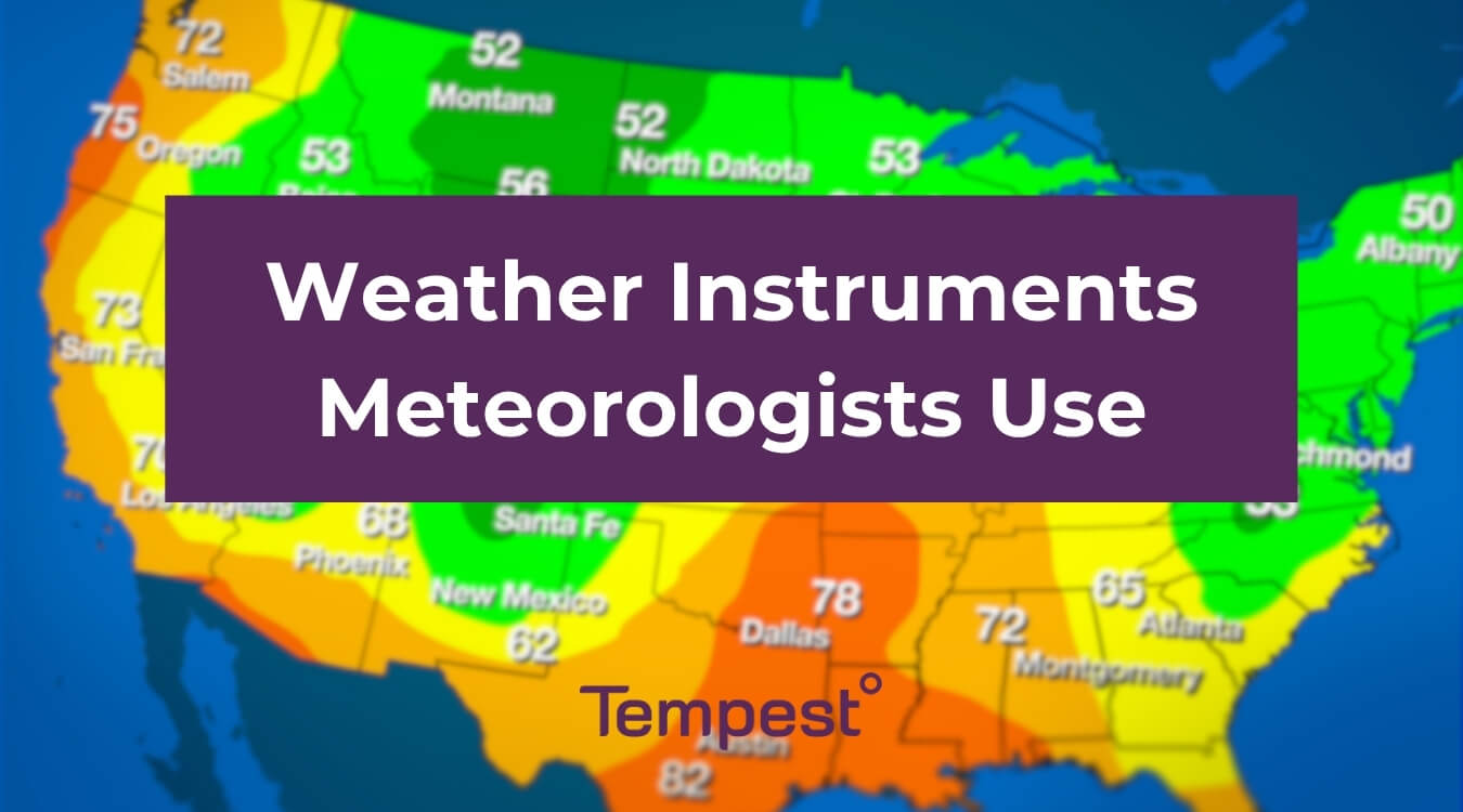 temperature readings of the United States that were made with weather instruments